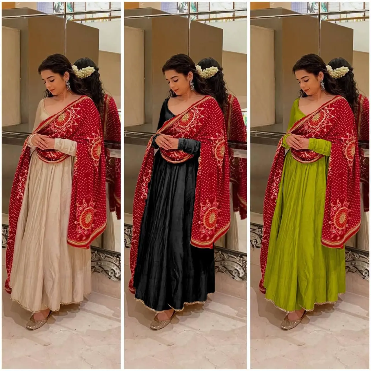 Elegant anarkali frock suit