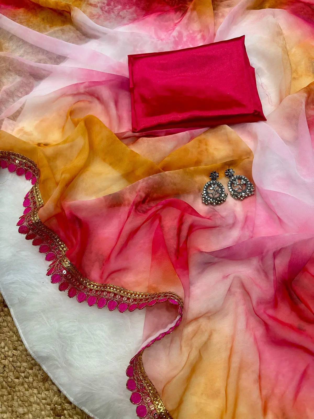 Beautiful Prestitched saree 