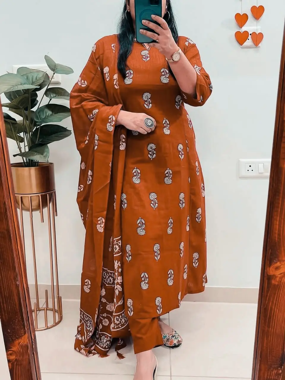 Beautiful cotton kurti set